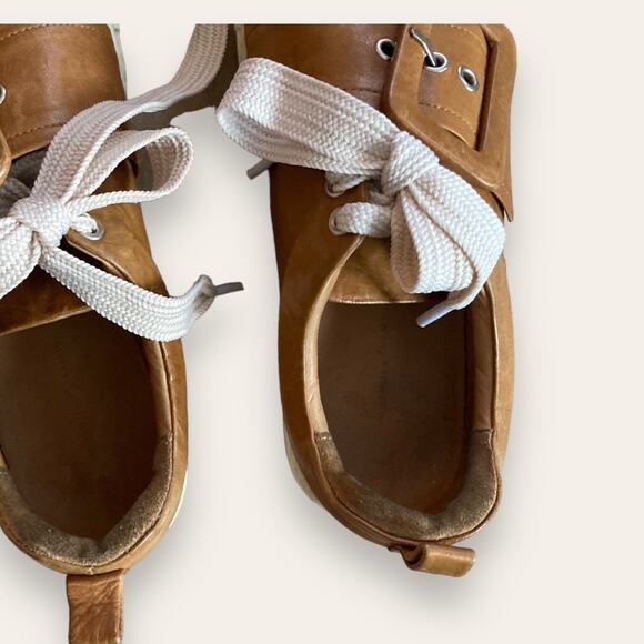 Marques Almeida tan leather sneakers size 39 - Picture 5 of 9